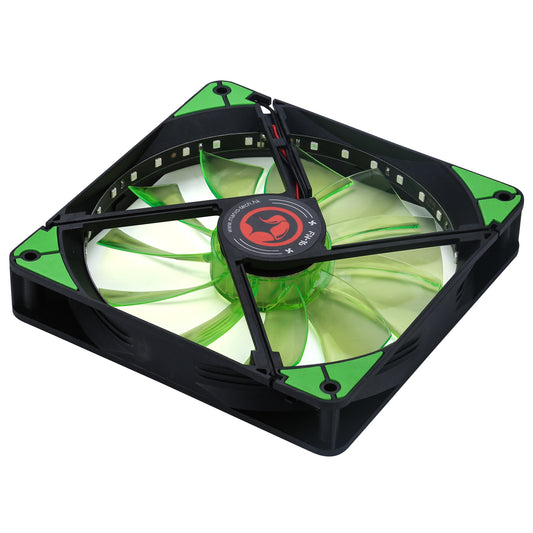 Ventilator 140 mm Marvo FN-16 green LED