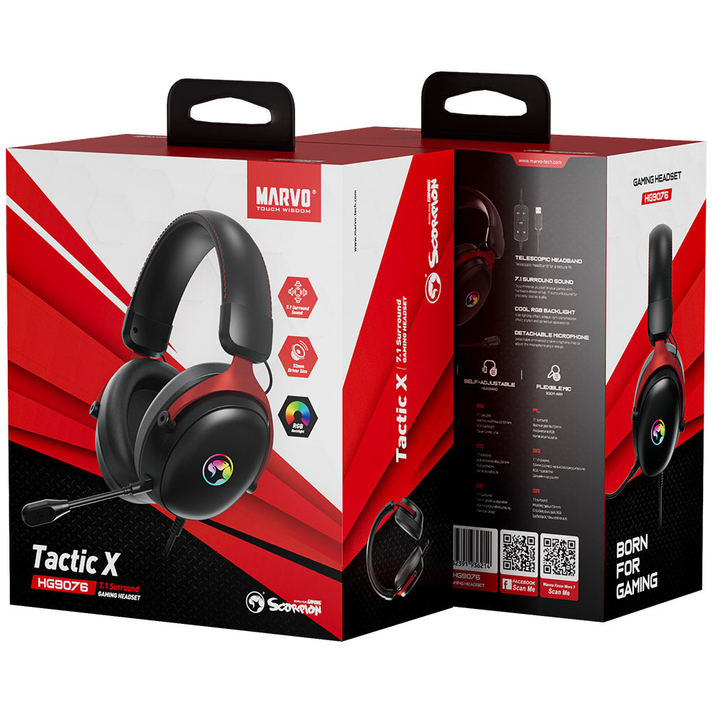 Casti Marvo HG9076 Tactic X