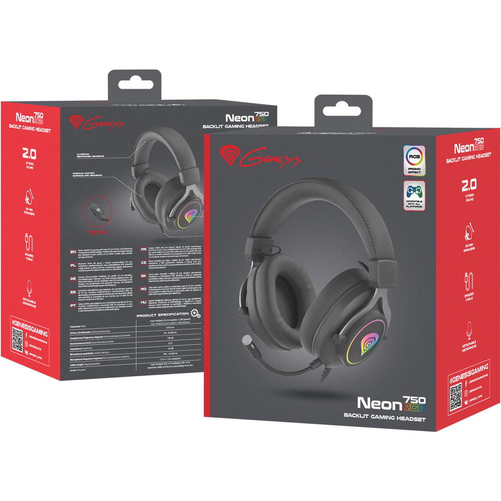Casti Genesis Neon 750 RGB
