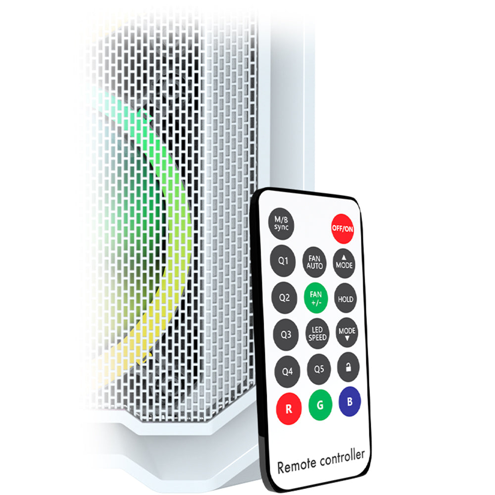 Carcasa AQIRYS Wezen white ARGB