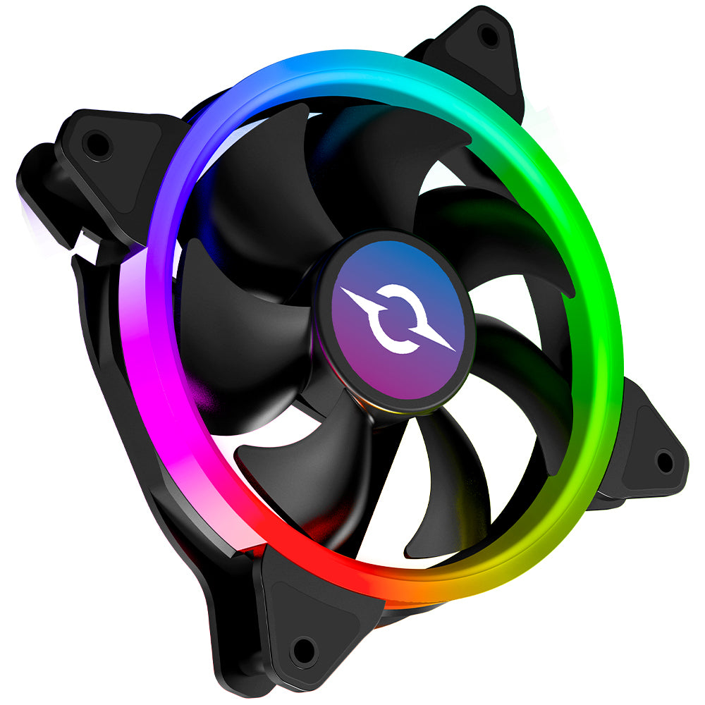 Ventilator 120 mm AQIRYS Cetus 4P-12SL12-RGB