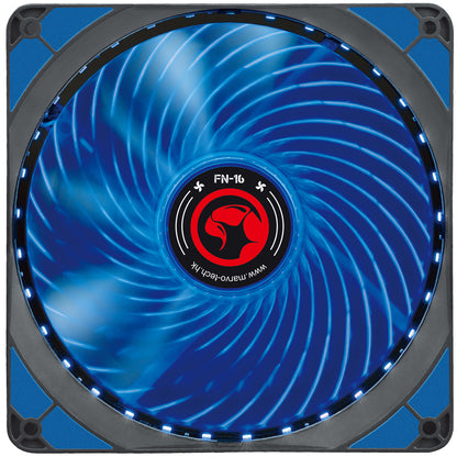 Ventilator 140 mm Marvo FN-16 blue LED