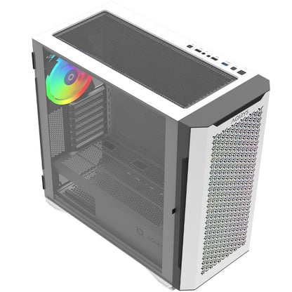 Carcasa AQIRYS Aquilla White ARGB