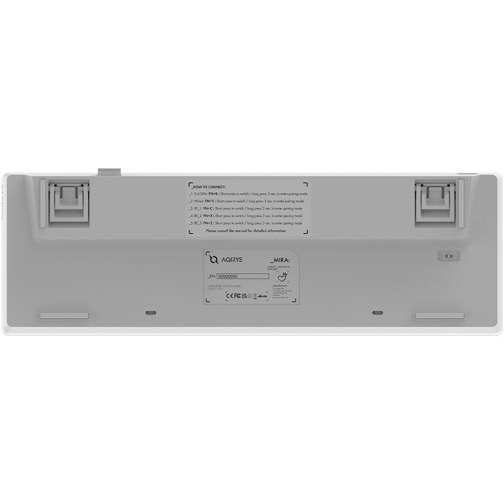 Tastatura wireless AQIRYS Mira White 2.0