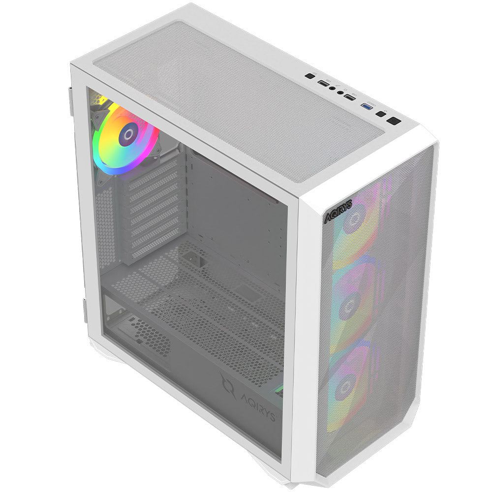 Carcasa AQIRYS Arcturus Pro White ARGB