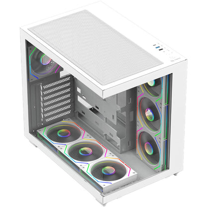 Carcasa AQIRYS Orcus white ARGB