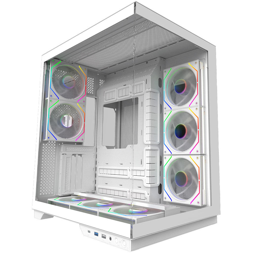 Carcasa AQIRYS Janus white ARGB