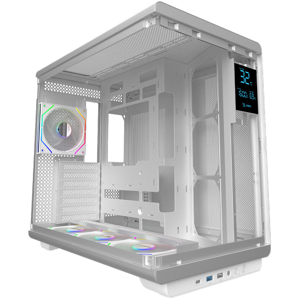 Carcasa AQIRYS Draco White ARGB
