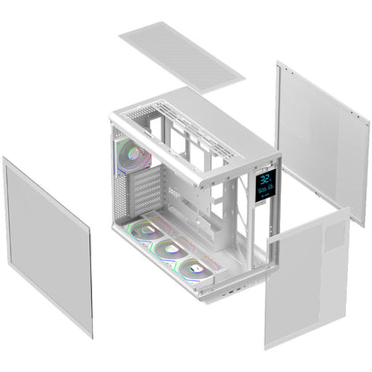 Carcasa AQIRYS Draco White ARGB