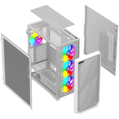 Carcasa AQIRYS Arcturus Pro White ARGB