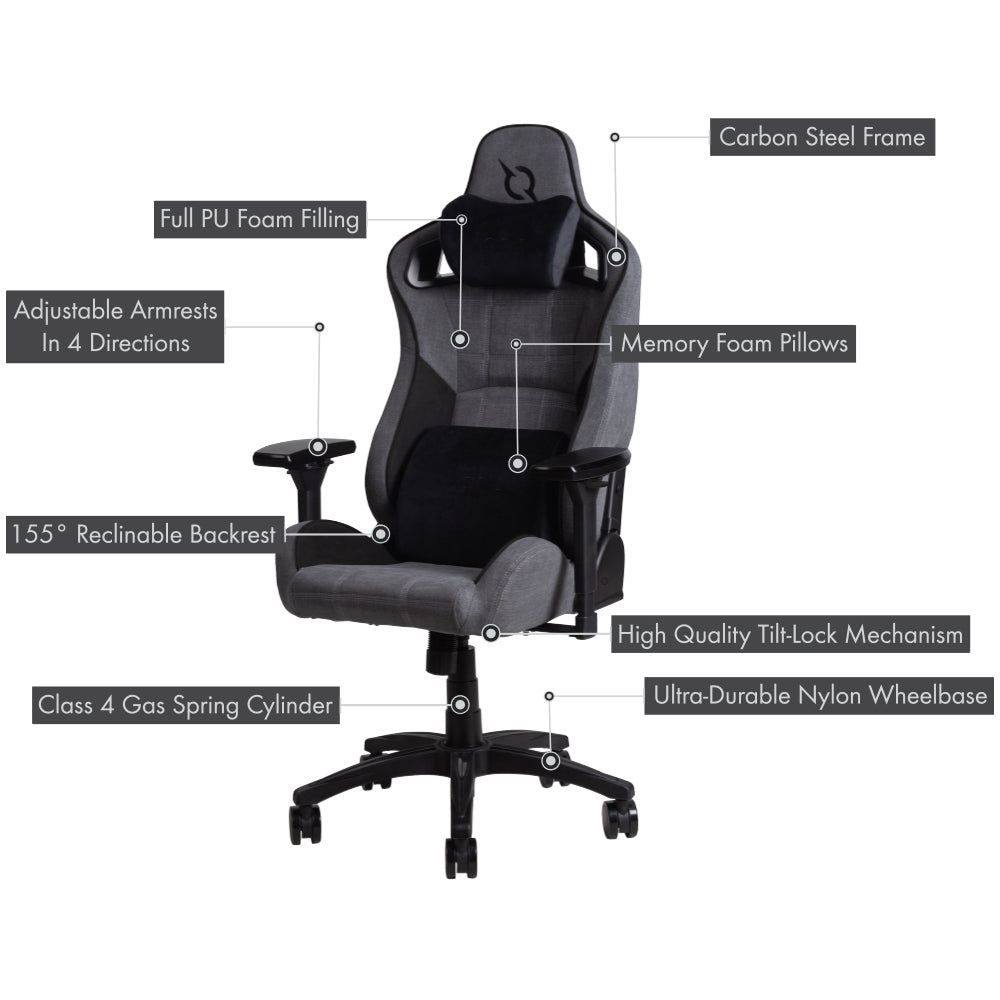 Scaun pentru gaming AQIRYS Fenrir XL