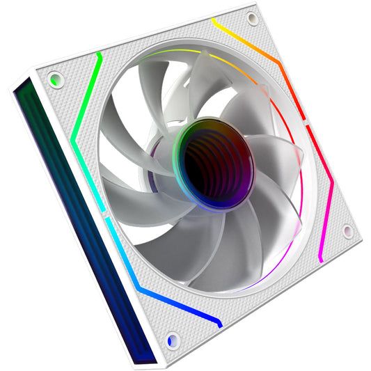 Ventilator 120 mm Reverse Blade AQIRYS Cetus 4P-12RB26W-ARGB