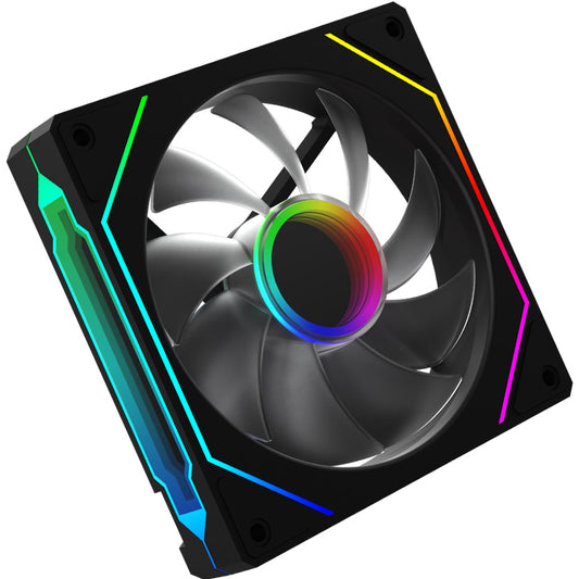 Ventilator 120 mm AQIRYS Cetus 6P-12SLI17B-ARGB