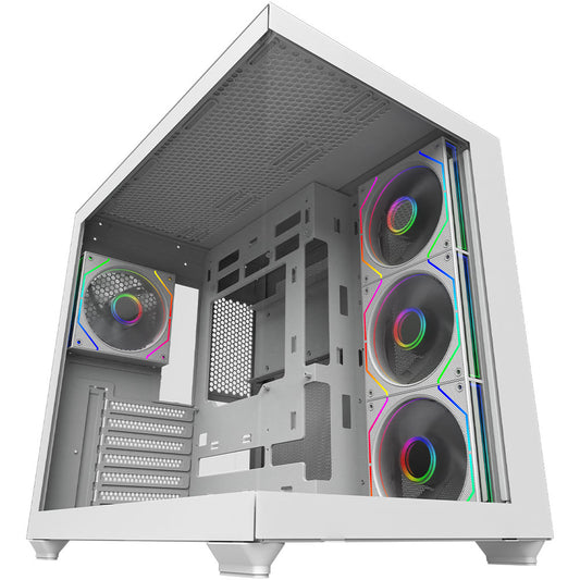 Carcasa AQIRYS Orcus white ARGB
