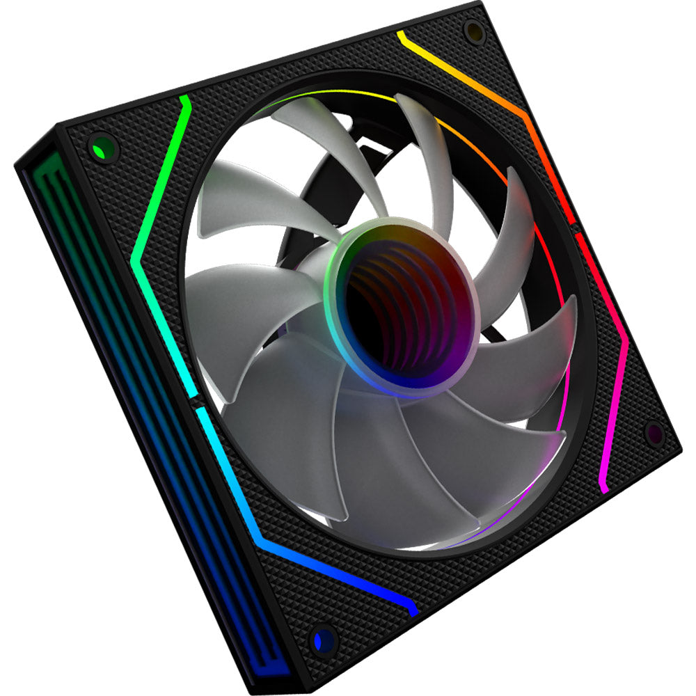 Ventilator 120 mm AQIRYS Cetus 4P-12SLI26-ARGB