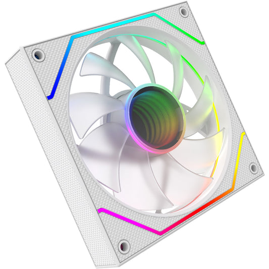 Ventilator 120 mm AQIRYS Cetus 4P-12SLI18W-ARGB