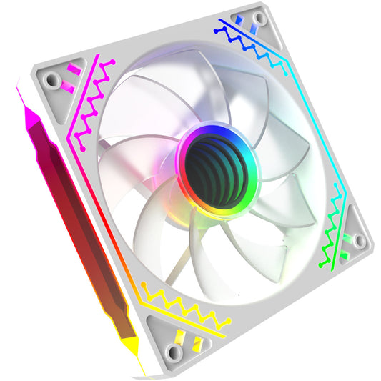 Ventilator 120 mm Reverse Blade AQIRYS Cetus 6P-12DLRB16W-ARGB