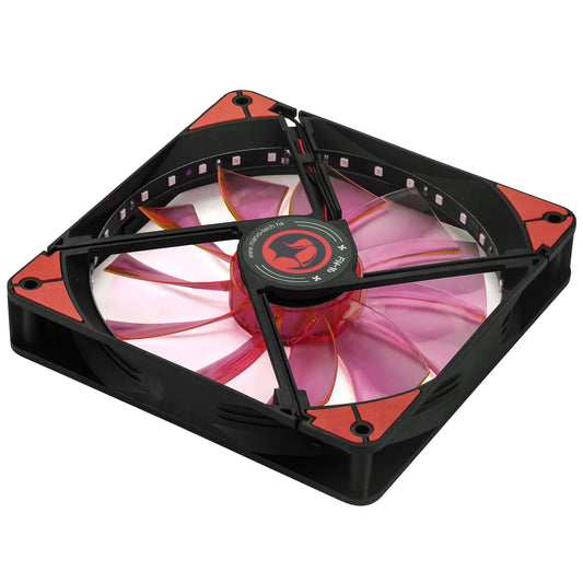 Ventilator 140 mm Marvo FN-16 red LED