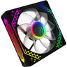 Ventilator 120 mm Reverse Blade AQIRYS Cetus 6P-12DLRB16B-ARGB