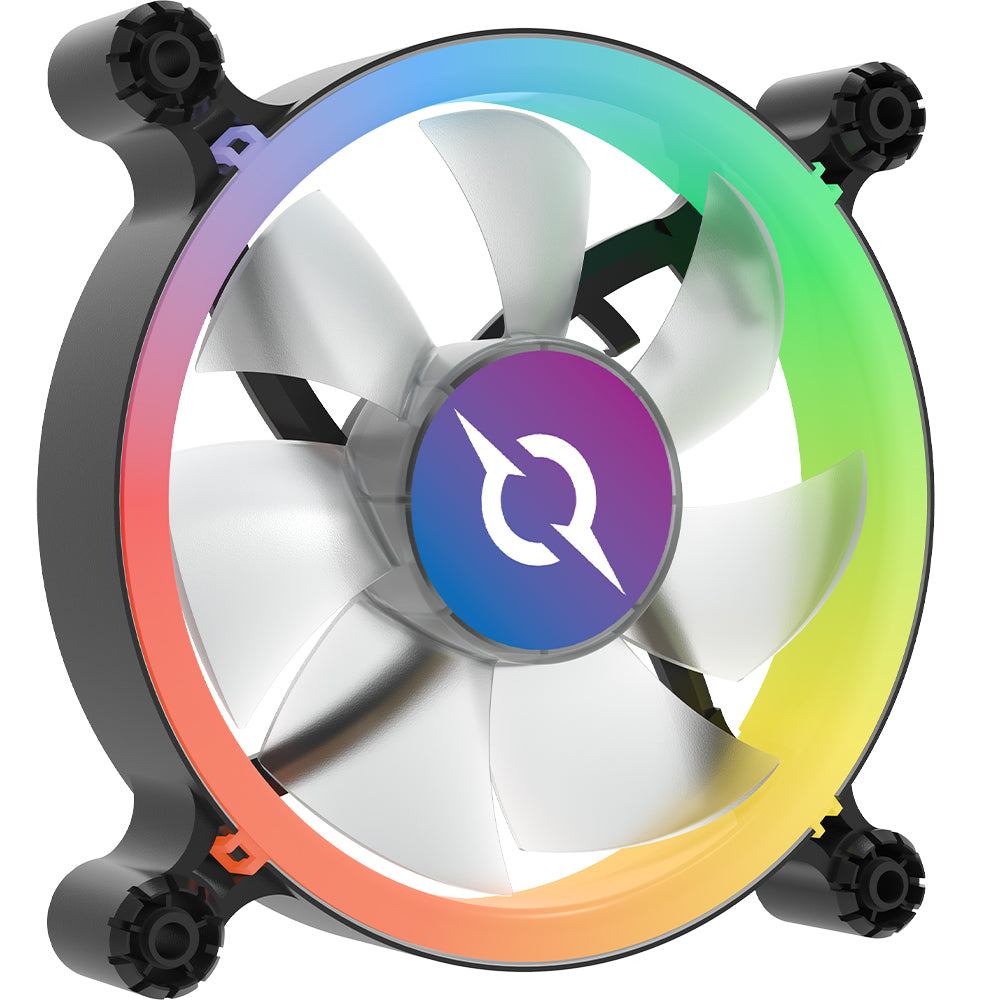 Ventilator 120 mm AQIRYS Cetus 6P-12SLI15B-RGB