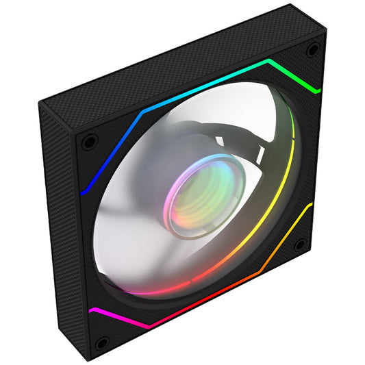 Ventilator 120 mm AQIRYS Cetus 4P-12SLI18-ARGB