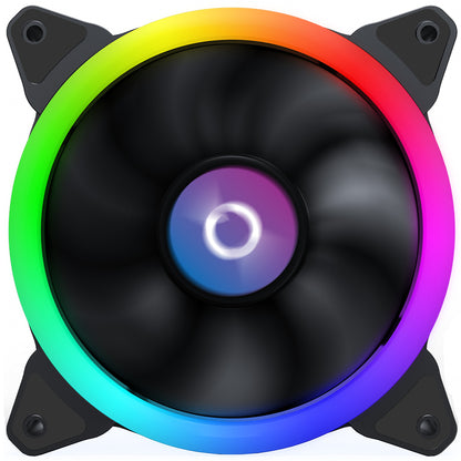 Ventilator 120 mm AQIRYS Cetus 4P-12SL12-RGB