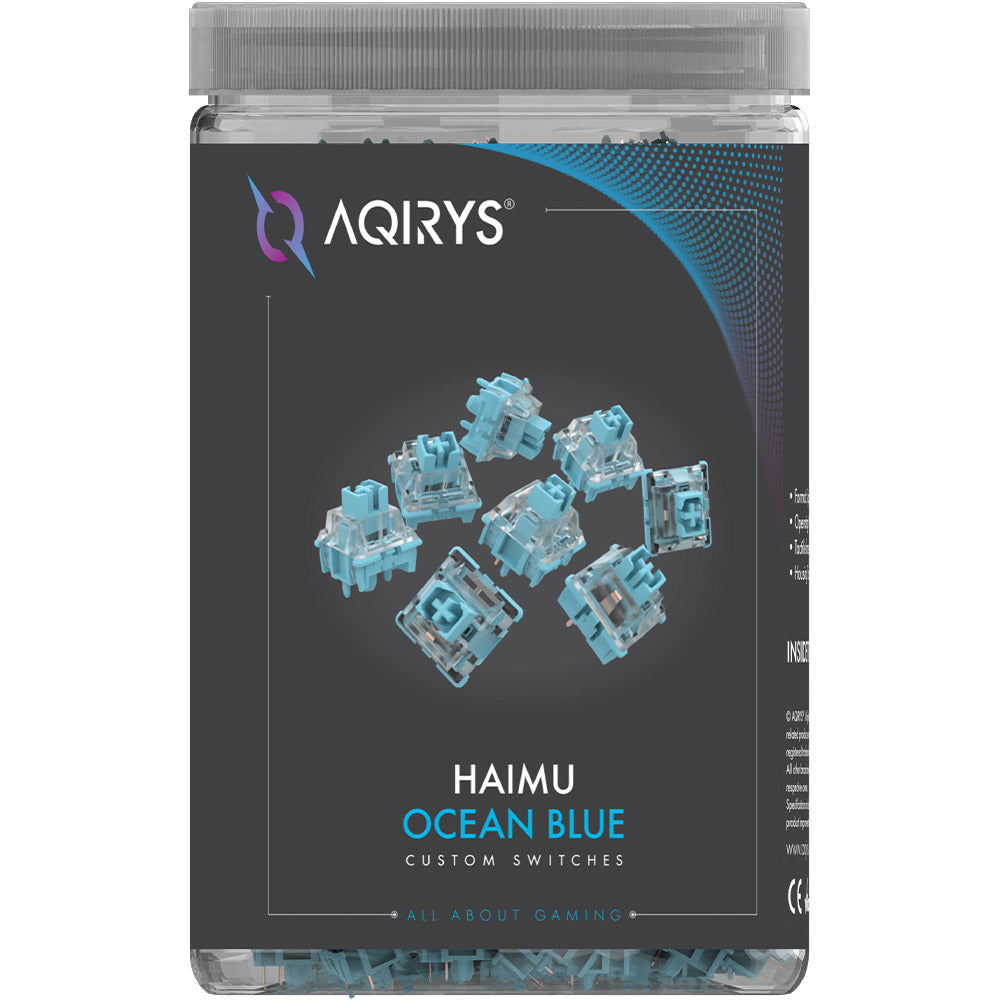Set 110 contacte personalizate AQIRYS - HaiMu Ocean Blue