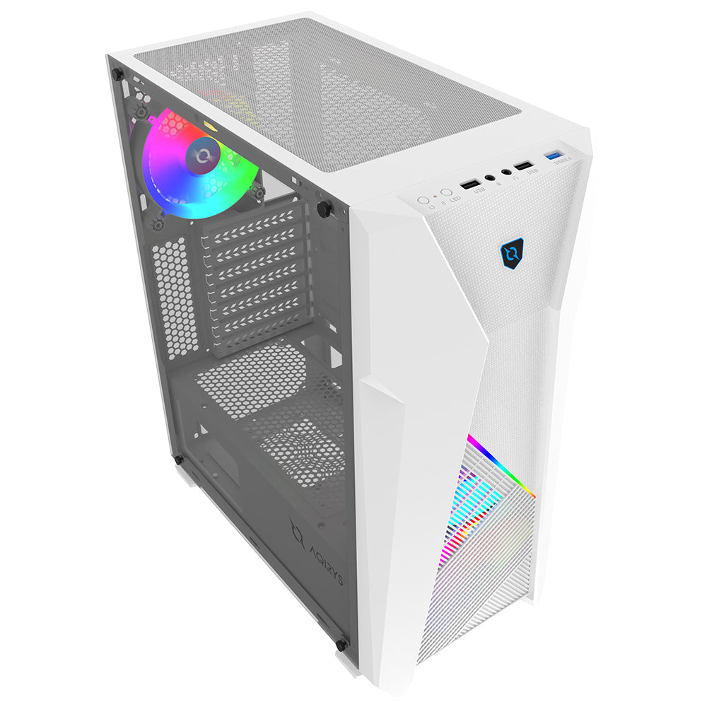 Carcasa AQIRYS Canopus White ARGB
