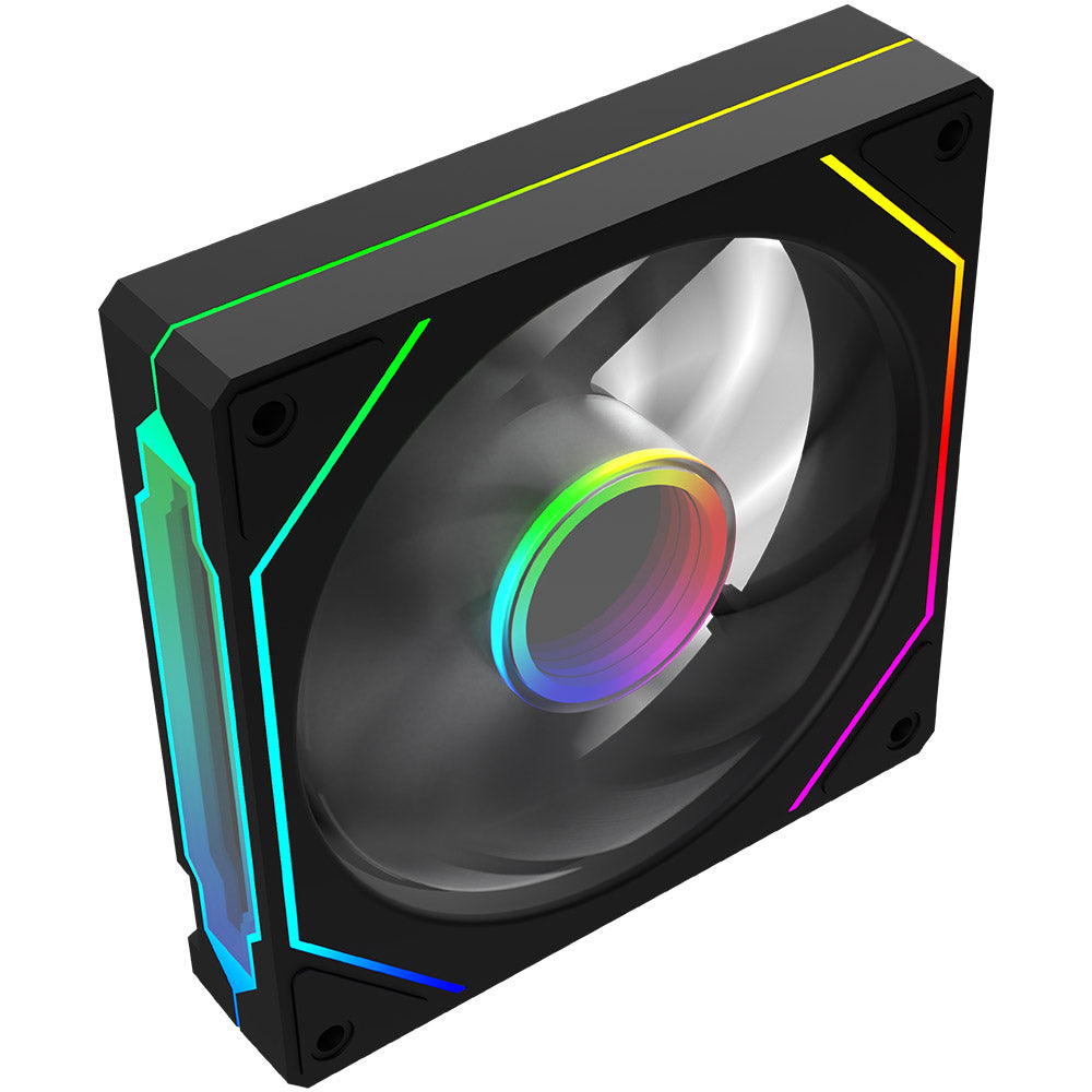 Ventilator 120 mm AQIRYS Cetus 6P-12SLI17B-ARGB