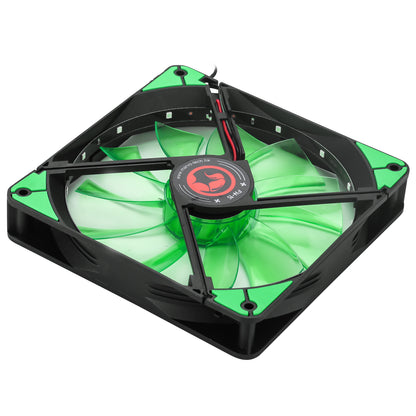 Ventilator 140 mm Marvo FN-15 green LED