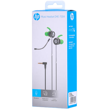 Casti in-ear HP DHE-7004 green