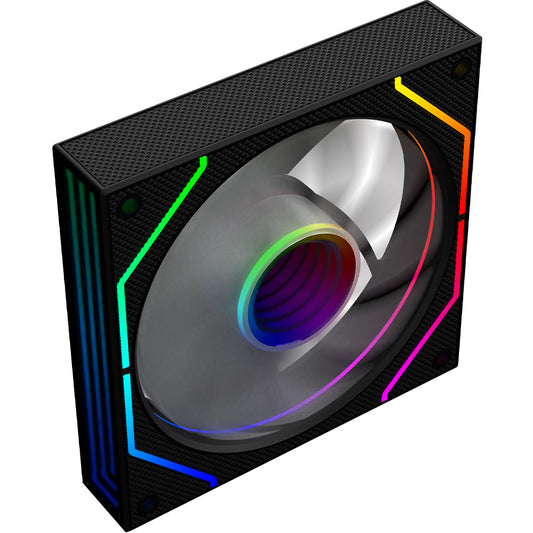 Ventilator 120 mm AQIRYS Cetus 4P-12SLI26-ARGB