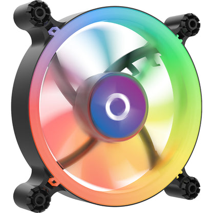 Ventilator 120 mm AQIRYS Cetus 6P-12SLI15B-RGB