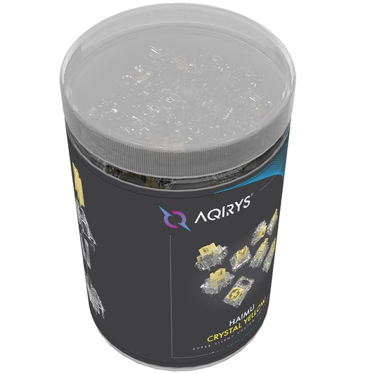 Set 55 contacte personalizate AQIRYS - HaiMu Crystal Yellow (Super Silent)