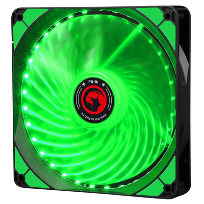 Ventilator 140 mm Marvo FN-16 green LED