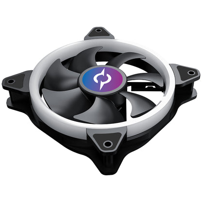 Ventilator 120 mm AQIRYS Cetus 4P-12SL12-RGB
