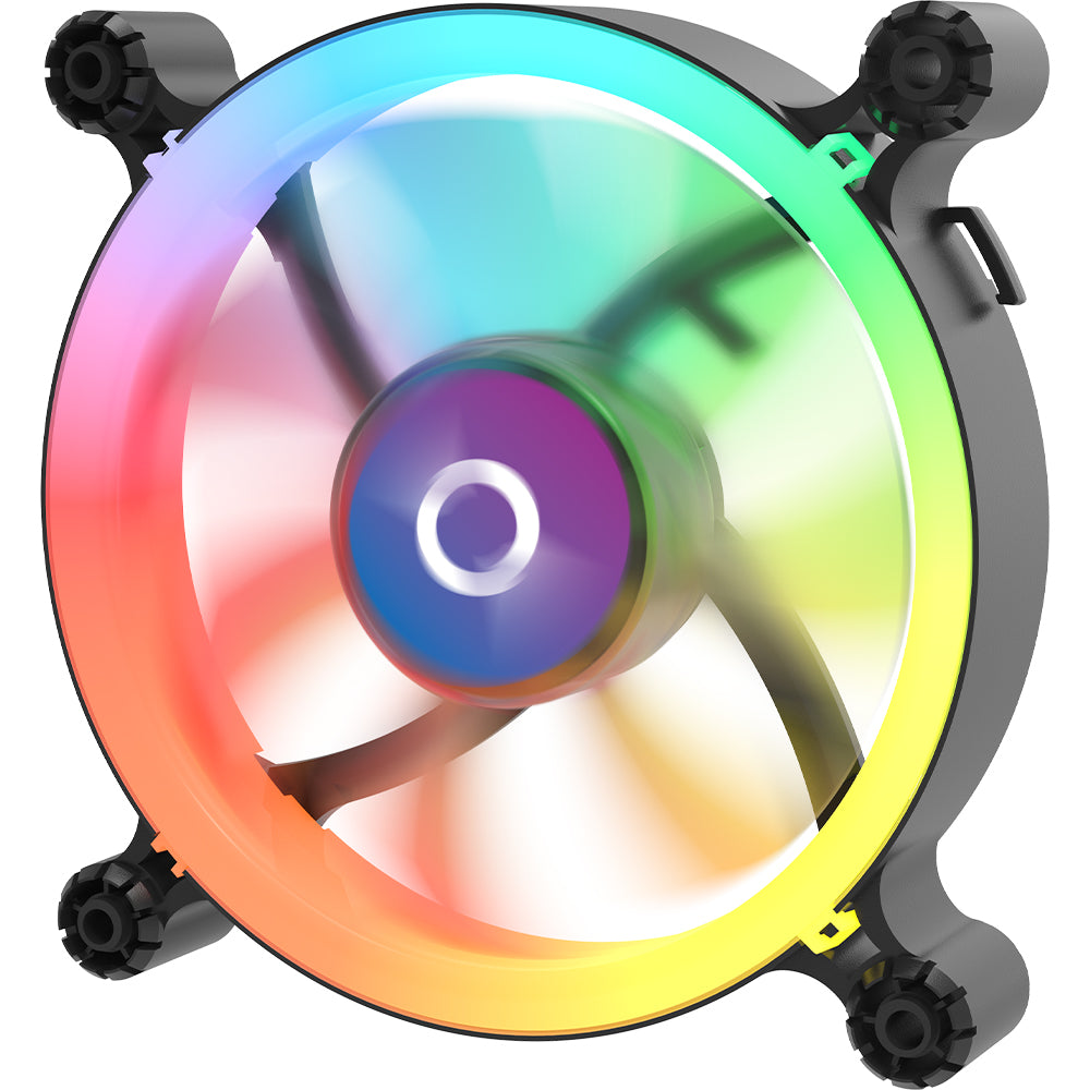 Ventilator 120 mm AQIRYS Cetus 6P-12SLI15B-RGB