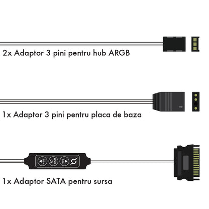 Kit Dual ARGB LED-Strip AQIRYS Taurus