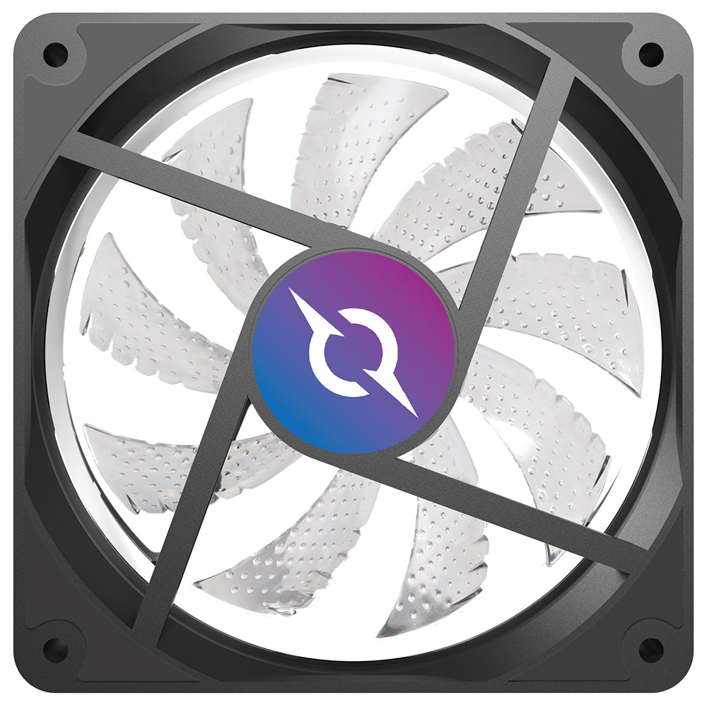Ventilator 120 mm AQIRYS Cetus 4P-12LD12-RGB