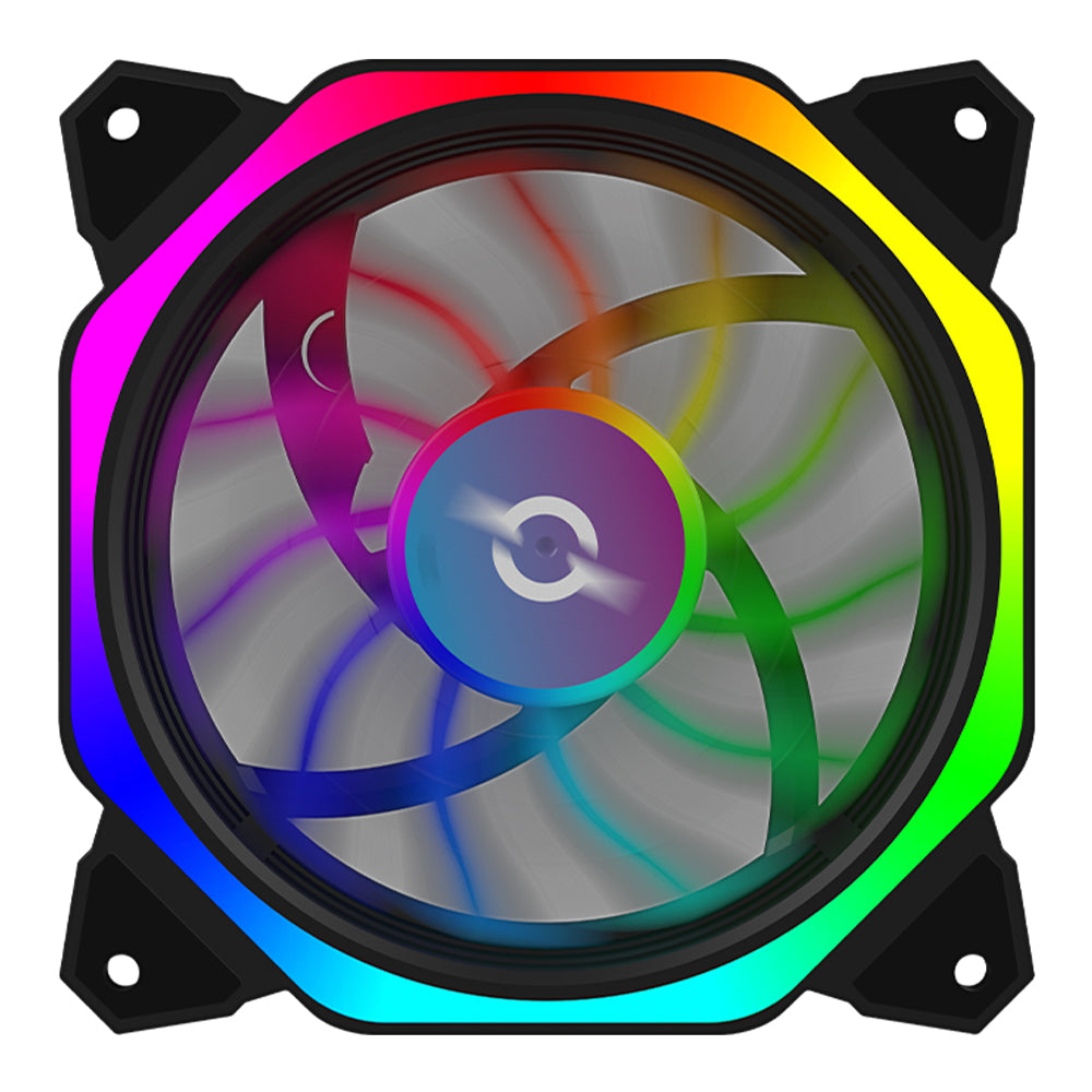 Ventilator 120 mm AQIRYS Cetus 6P-12SLI24-RGB