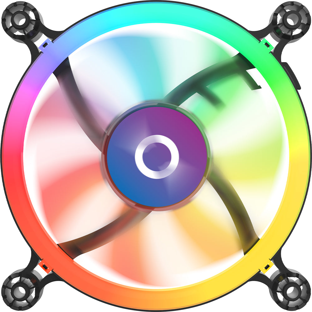 Ventilator 120 mm AQIRYS Cetus 6P-12SLI15B-RGB