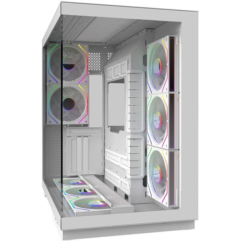 Carcasa AQIRYS Janus white ARGB