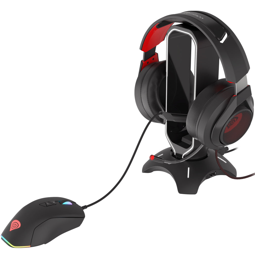 Mouse bungee cu stand pentru casti Genesis Vanad 500