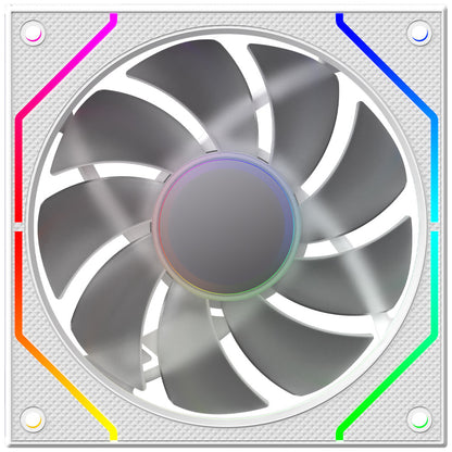Ventilator 120 mm AQIRYS Cetus 4P-12SLI26W-ARGB
