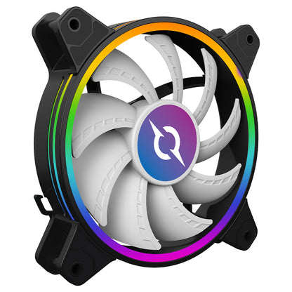 Kit 3 ventilatoare 120 mm RGB cu telecomanda si controller AQIRYS Libra