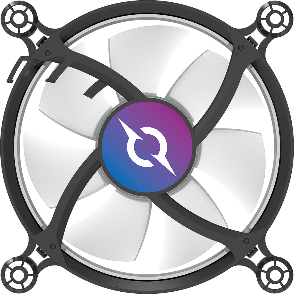 Ventilator 120 mm AQIRYS Cetus 6P-12SLI15B-RGB