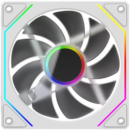 Ventilator 120 mm AQIRYS Cetus 6P-12SLI17W-ARGB
