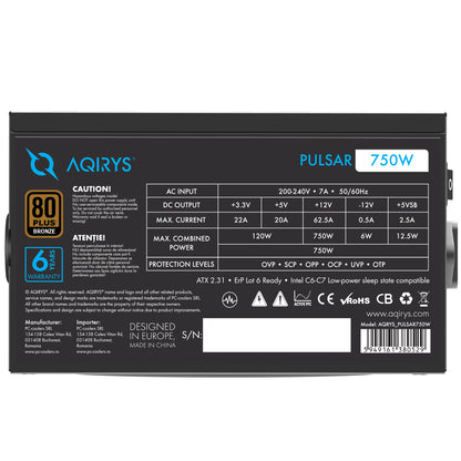 Sursa AQIRYS Pulsar 750W
