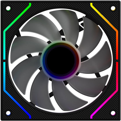 Ventilator 120 mm AQIRYS Cetus 4P-12SLI26-ARGB