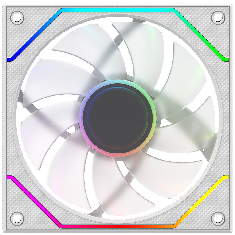Ventilator 120 mm AQIRYS Cetus 4P-12SLI18W-ARGB